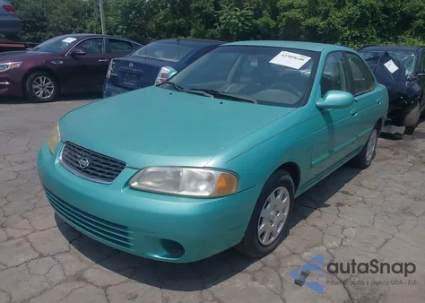 2000 Nissan Sentra Xe/Gxe из США, поврежденный, VIN 3N1CB51D1YL344652